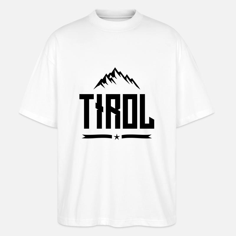 tirol design - Stanley/Stella Oversized Unisex Bio T-Shirt Blaster 2.0 - Weiß