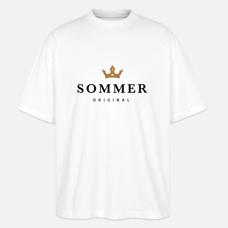 Summer - Stanley/Stella Oversized Unisex Organic T-shirt Blaster 2.0 - white