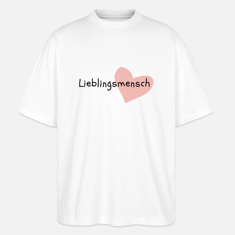 Personne préférée Saint-Valentin Relation amoureuse - T-shirt bio Blaster 2.0 coupe oversize Stanley/Stella Unisexe - blanc