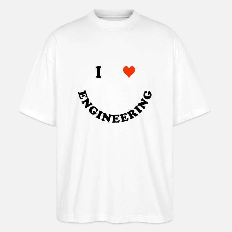 Ingenieur - Stanley/Stella Oversized Unisex Bio T-Shirt Blaster 2.0 - Weiß