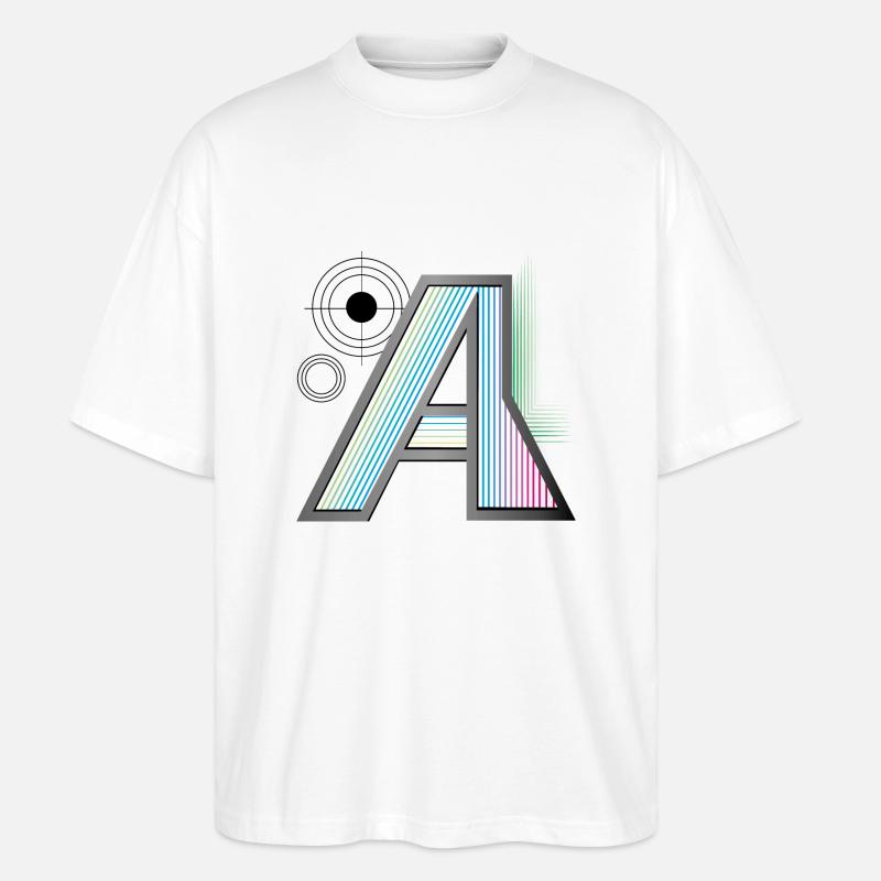 Design "Aesthetica" - Stanley/Stella Oversized Unisex Bio T-Shirt Blaster 2.0 - Weiß