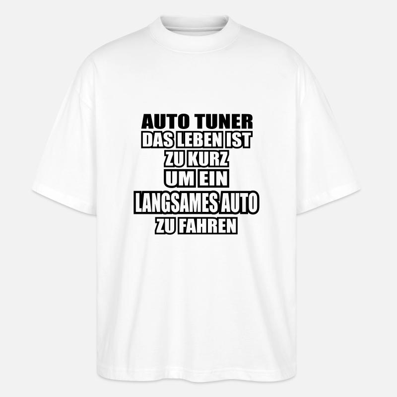 Auto Tuner Automechaniker - Stanley/Stella Oversized Unisex Bio T-Shirt Blaster 2.0 - Weiß