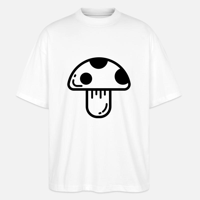 Pilz Icon - Stanley/Stella Oversized Unisex Bio T-Shirt Blaster 2.0 - Weiß