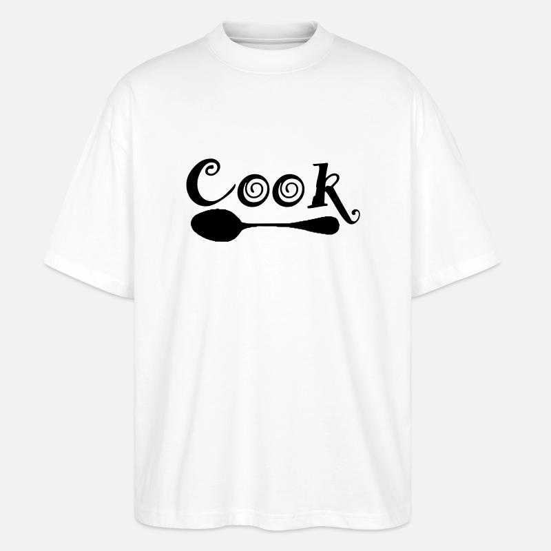 cook - Stanley/Stella Oversized Unisex Bio T-Shirt Blaster 2.0 - Weiß