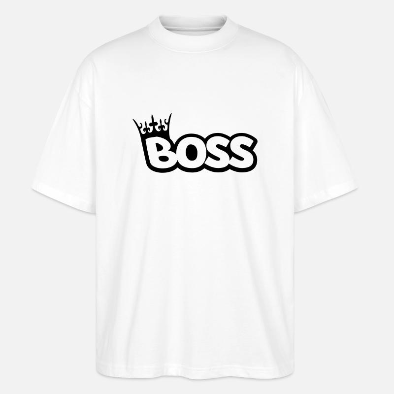 boss - Stanley/Stella Oversized Unisex Bio T-Shirt Blaster 2.0 - Weiß
