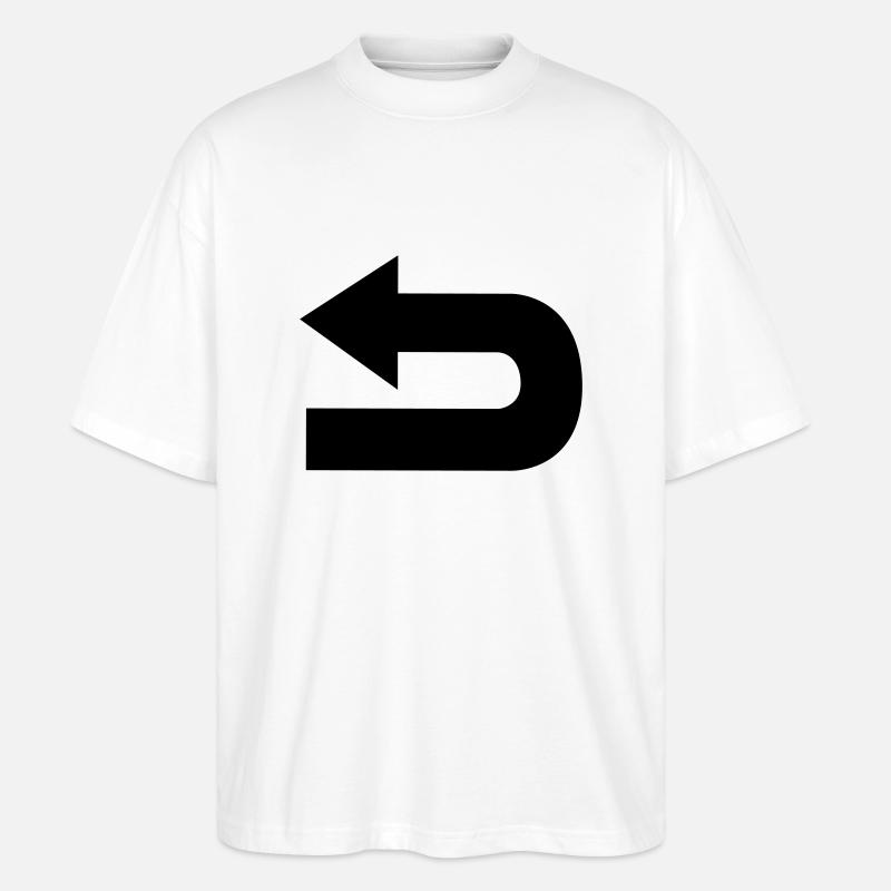 u-turn - T-shirt bio Blaster 2.0 coupe oversize Stanley/Stella Unisexe - blanc