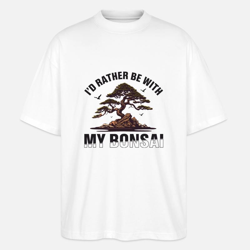 Bonsai - Stanley/Stella Oversized Unisex Bio T-Shirt Blaster 2.0 - Weiß