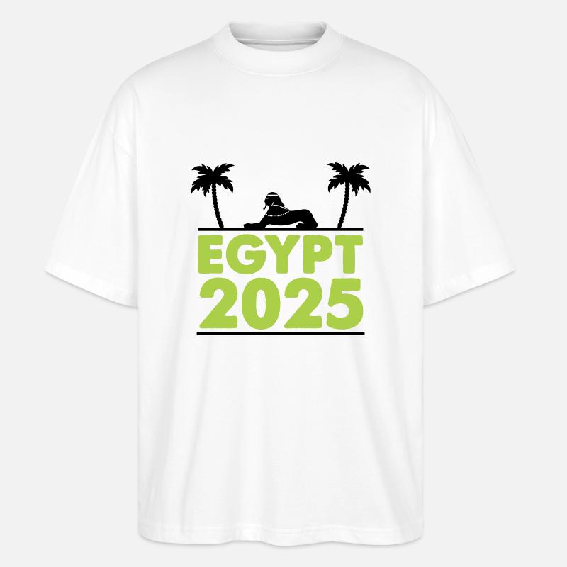 egypt 2025 - Stanley/Stella Oversized Unisex Bio T-Shirt Blaster 2.0 - Weiß