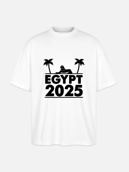 egypt 2025 - Stanley/Stella Oversized Unisex Bio T-Shirt Blaster 2.0 - Weiß