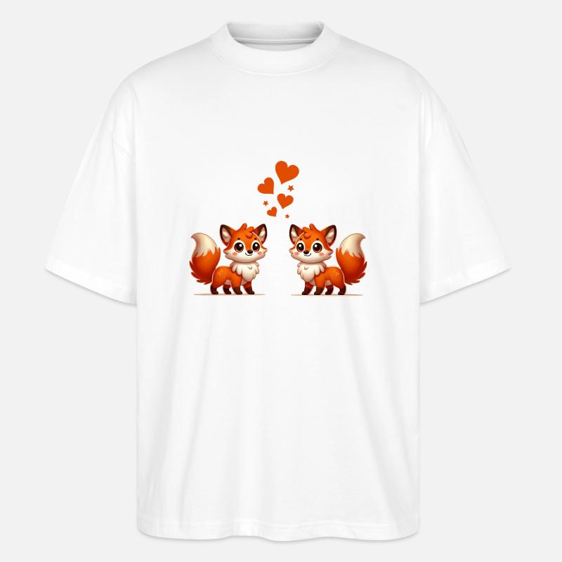 Fox Comic Love - T-shirt bio Blaster 2.0 coupe oversize Stanley/Stella Unisexe - blanc