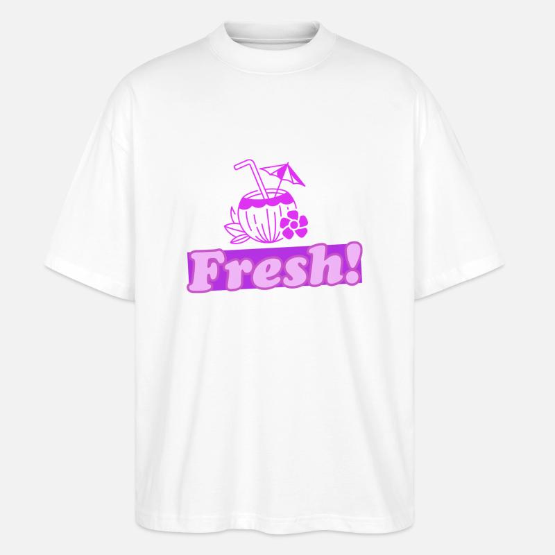 Fresh! 2.0 - Stanley/Stella Oversized Unisex Bio T-Shirt Blaster 2.0 - Weiß
