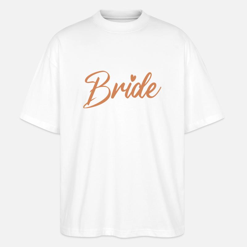 Braut Junggesellenabschied Braut Junggesellenabschied - Stanley/Stella Oversized Unisex Bio T-Shirt Blaster 2.0 - Weiß