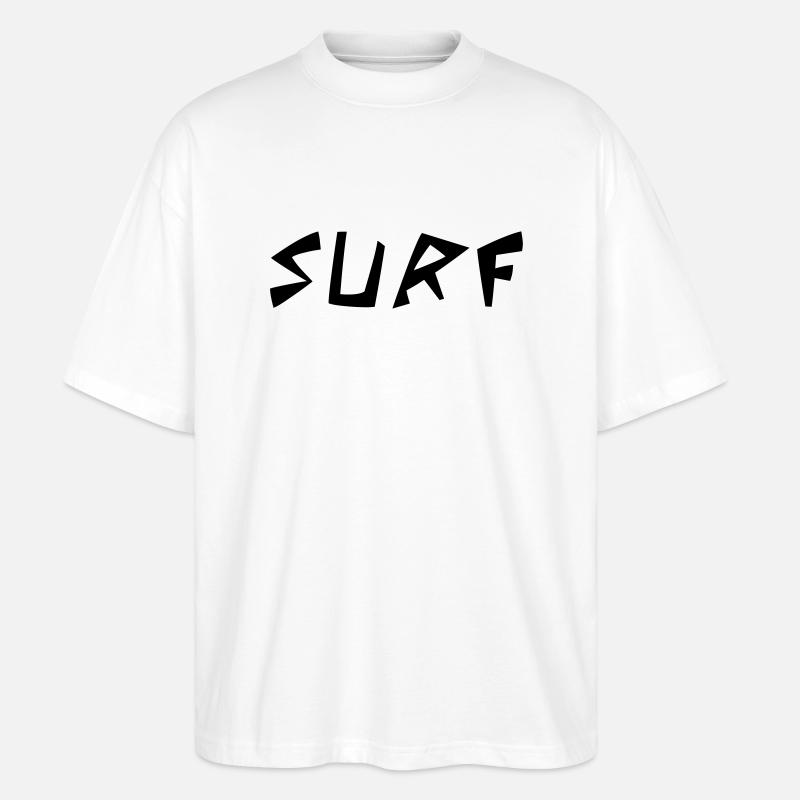 surf - Stanley/Stella Oversized Unisex Bio T-Shirt Blaster 2.0 - Weiß
