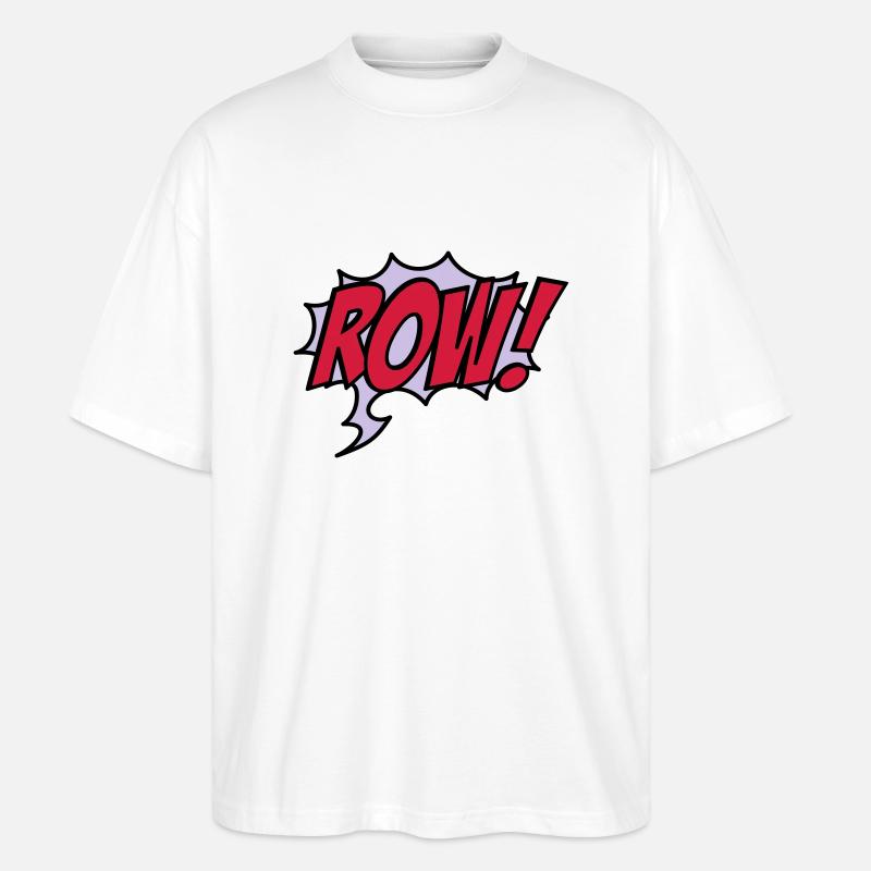 row - T-shirt bio Blaster 2.0 coupe oversize Stanley/Stella Unisexe - blanc
