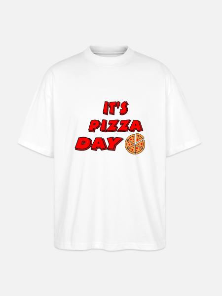 Pizza - T-shirt bio Blaster 2.0 coupe oversize Stanley/Stella Unisexe - blanc