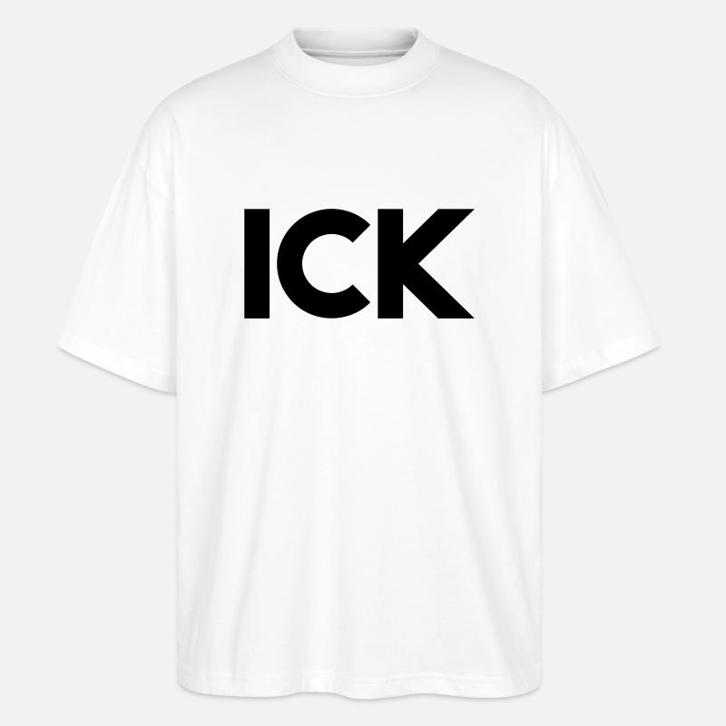 Ick - Stanley/Stella Oversized Unisex Bio T-Shirt Blaster 2.0 - Weiß