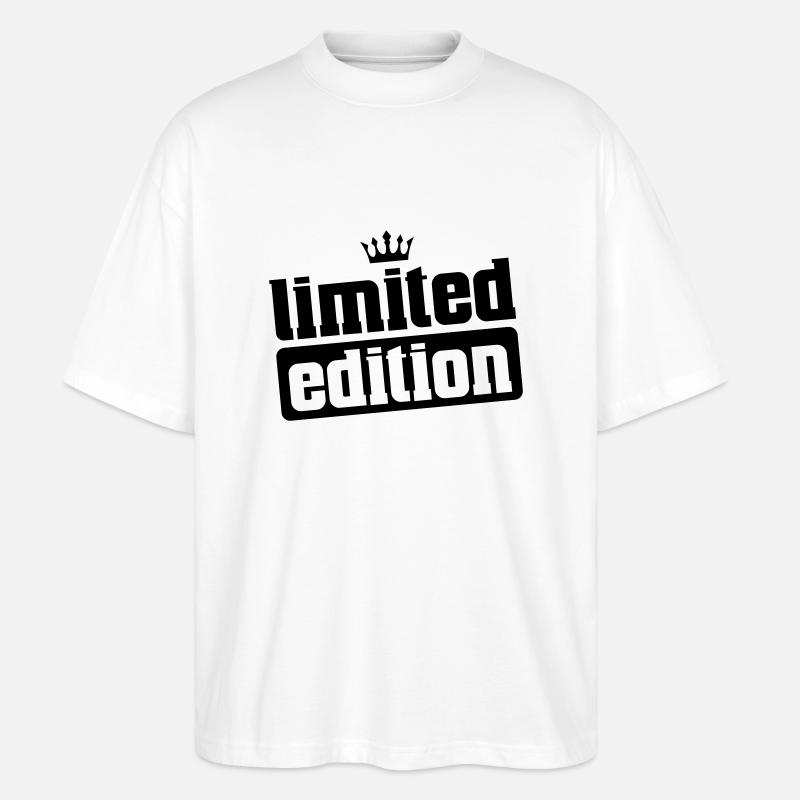 limited edition krone - Stanley/Stella Oversized Unisex Bio T-Shirt Blaster 2.0 - Weiß