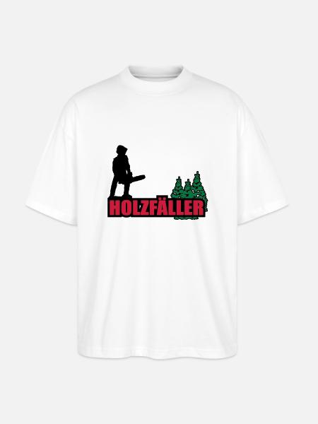 bûcheron - T-shirt bio Blaster 2.0 coupe oversize Stanley/Stella Unisexe - blanc