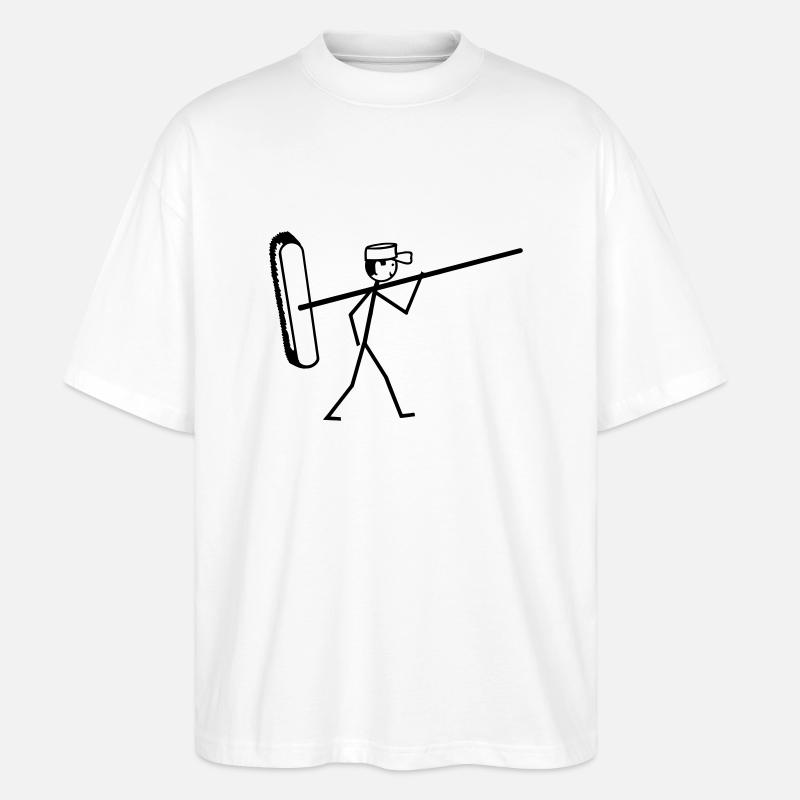 Strassenmeisterei - Stanley/Stella Oversized Unisex Bio T-Shirt Blaster 2.0 - Weiß