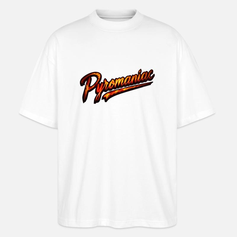 Pyromane - T-shirt bio Blaster 2.0 coupe oversize Stanley/Stella Unisexe - blanc