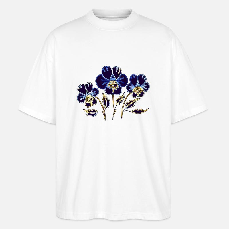 Fleur - T-shirt bio Blaster 2.0 coupe oversize Stanley/Stella Unisexe - blanc