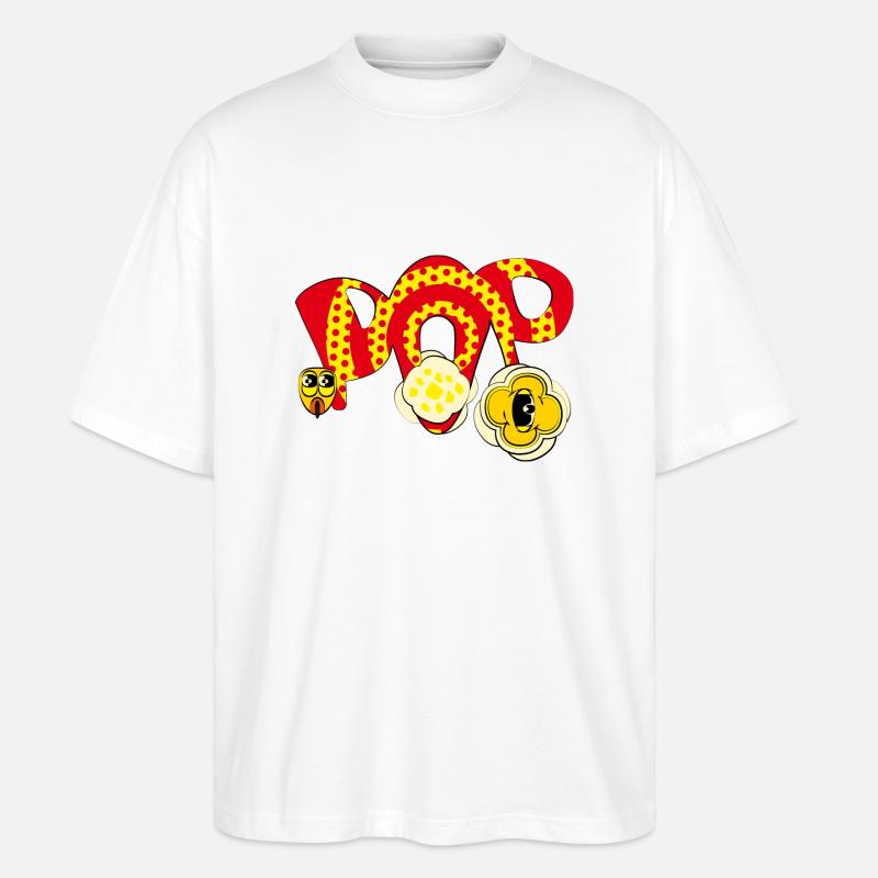 POP - Stanley/Stella Oversized Unisex Bio T-Shirt Blaster 2.0 - Weiß