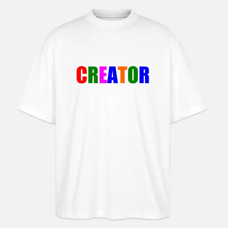 Creator - T-shirt bio Blaster 2.0 coupe oversize Stanley/Stella Unisexe - blanc