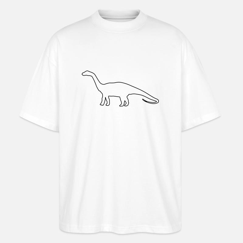 dino - Stanley/Stella Oversized Unisex Bio T-Shirt Blaster 2.0 - Weiß