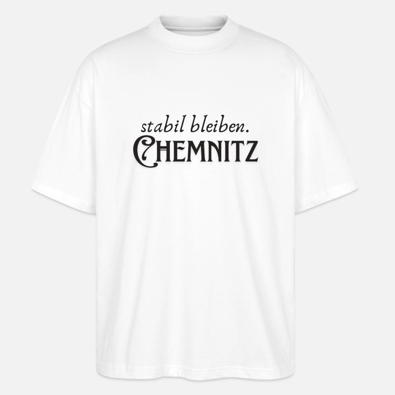 Stabil bleiben Chemnitz - Stanley/Stella Oversized Unisex Bio T-Shirt Blaster 2.0 - Weiß