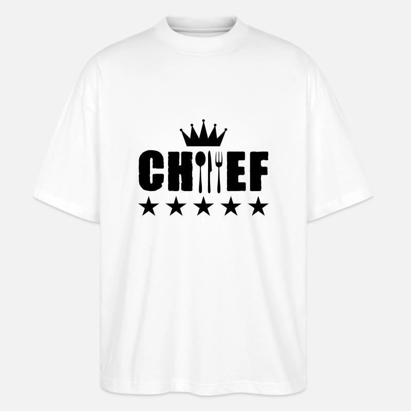 Chef Chef - T-shirt bio Blaster 2.0 coupe oversize Stanley/Stella Unisexe - blanc