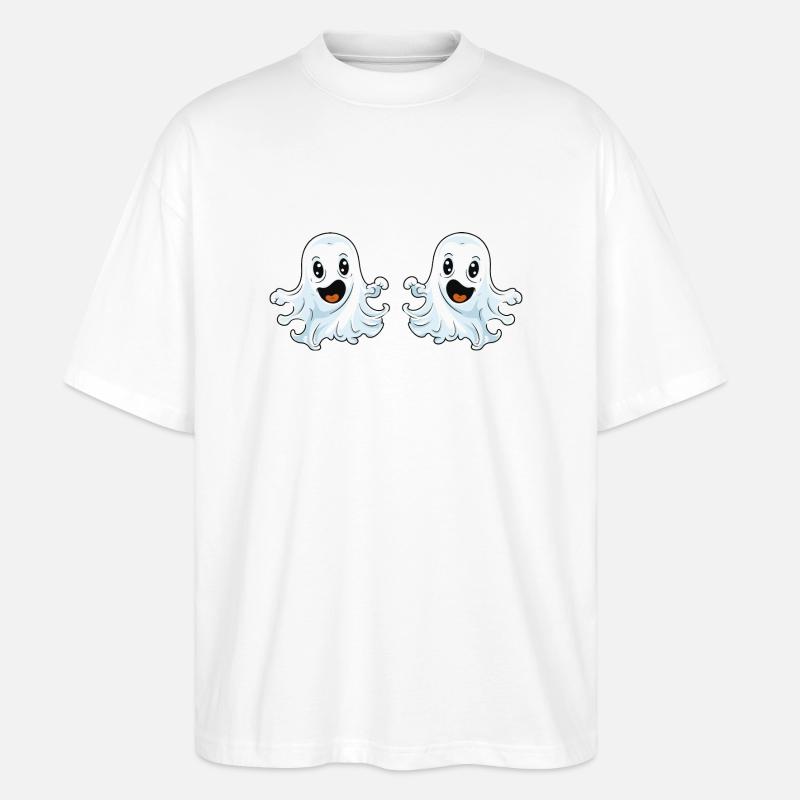 Ghost Comic - Stanley/Stella Oversized Unisex Organic T-shirt Blaster 2.0 - white