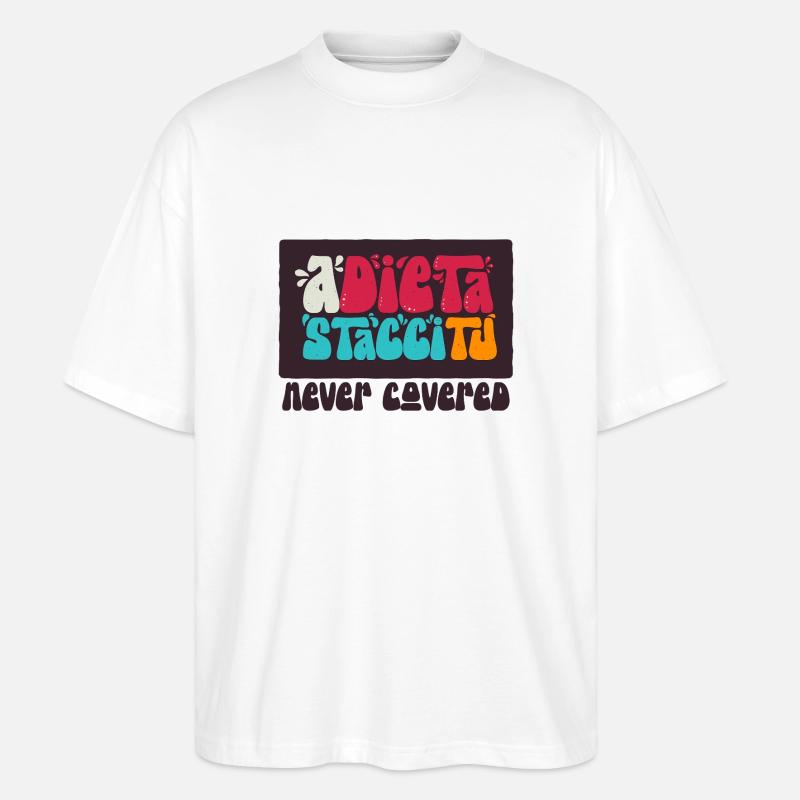 Die Stacci Tu Diät - Stanley/Stella Oversized Unisex Bio T-Shirt Blaster 2.0 - Weiß