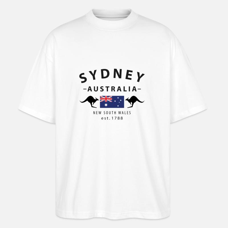 Sydney - Stanley/Stella Oversized Unisex Bio T-Shirt Blaster 2.0 - Weiß