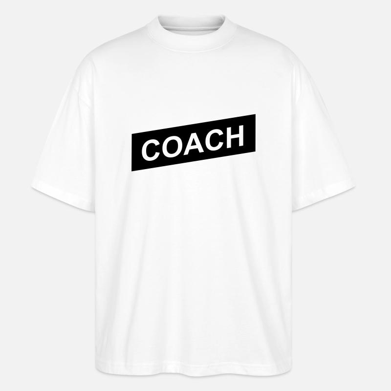 coach black up - Stanley/Stella Oversized Unisex Bio T-Shirt Blaster 2.0 - Weiß