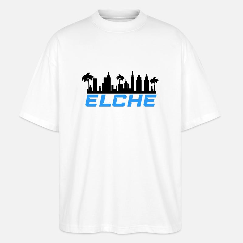 elche - Stanley/Stella Oversized Unisex Bio T-Shirt Blaster 2.0 - Weiß