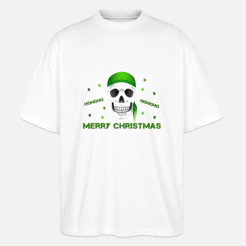 Merry Christmas - Stanley/Stella Oversized Unisex Bio T-Shirt Blaster 2.0 - Weiß