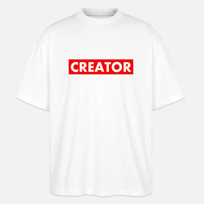 Creator - Stanley/Stella Oversized Unisex Bio T-Shirt Blaster 2.0 - Weiß