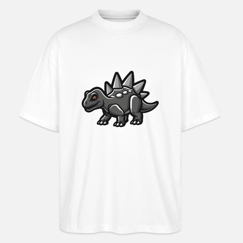Dinosaur Comic - Stanley/Stella Oversized Unisex Organic T-shirt Blaster 2.0 - white