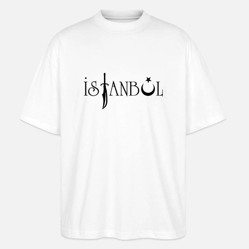 Istanbul - Stanley/Stella Oversized Unisex Bio T-Shirt Blaster 2.0 - Weiß