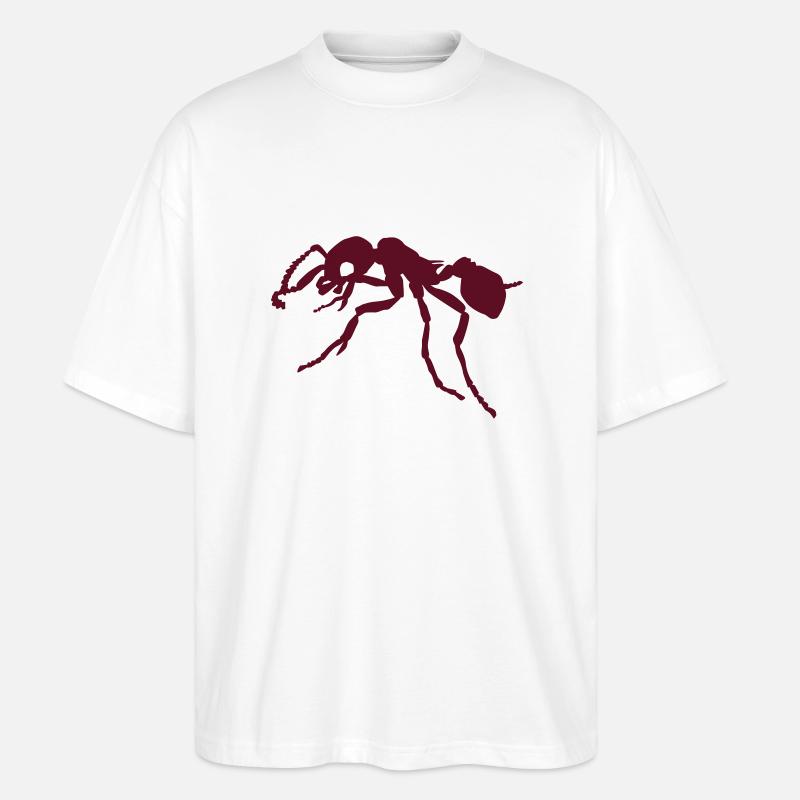 Ameise - Stanley/Stella Oversized Unisex Bio T-Shirt Blaster 2.0 - Weiß