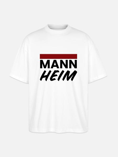 Mannheim Monnem - Stanley/Stella Oversized Unisex Bio T-Shirt Blaster 2.0 - Weiß