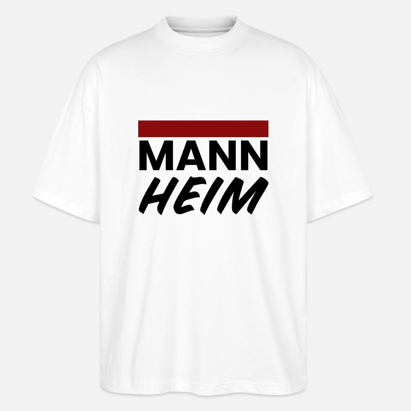 Mannheim Monnem - T-shirt bio Blaster 2.0 coupe oversize Stanley/Stella Unisexe - blanc