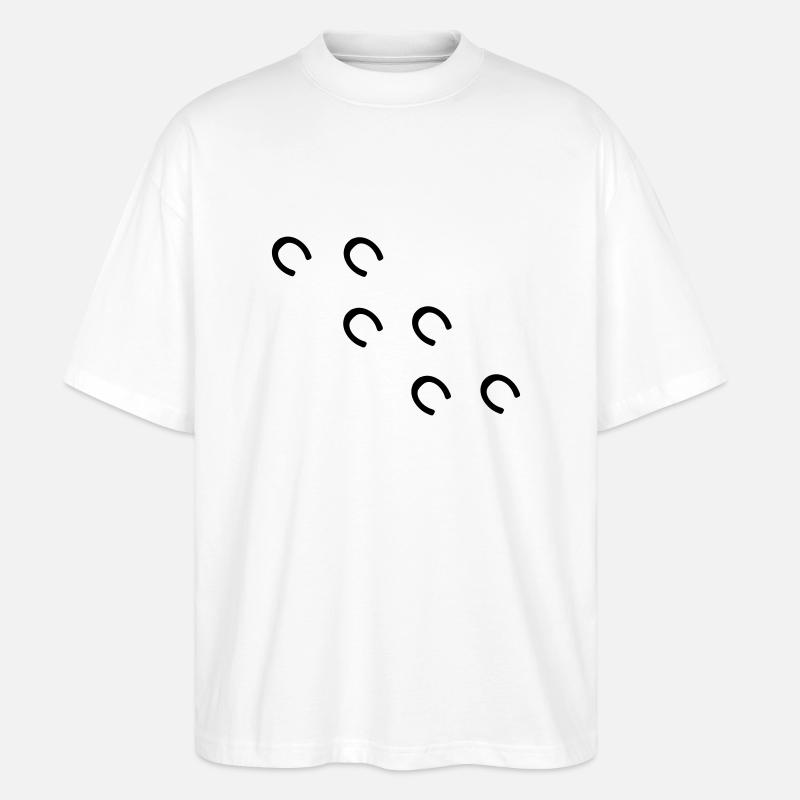 pferd - Stanley/Stella Oversized Unisex Bio T-Shirt Blaster 2.0 - Weiß