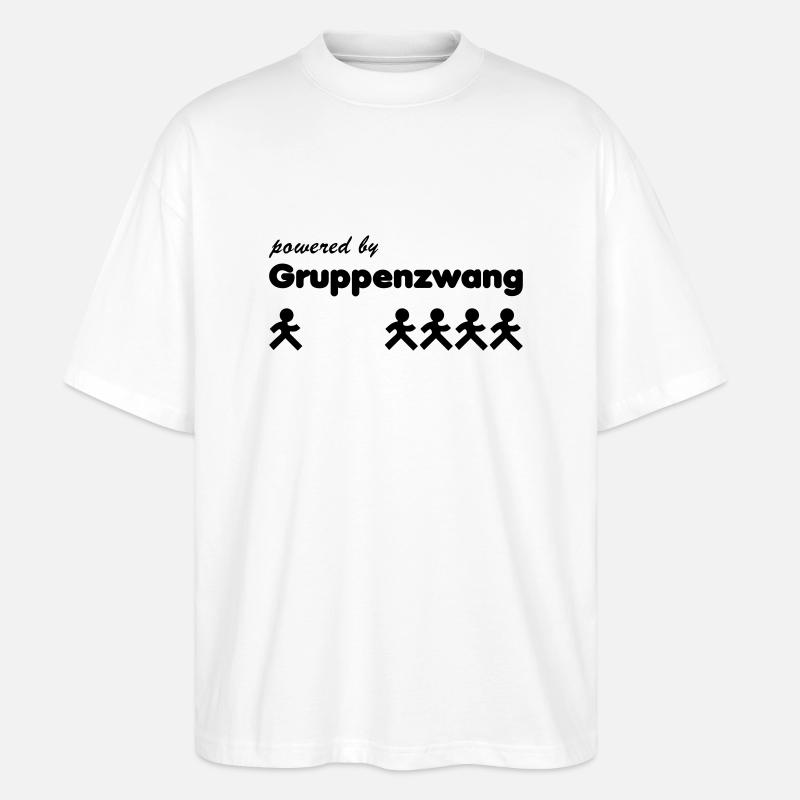 Gruppenzwang - Stanley/Stella Oversized Unisex Bio T-Shirt Blaster 2.0 - Weiß