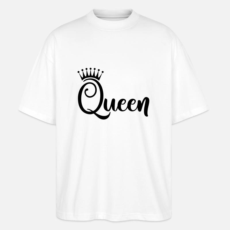 Queen - Stanley/Stella Oversized Unisex Bio T-Shirt Blaster 2.0 - Weiß
