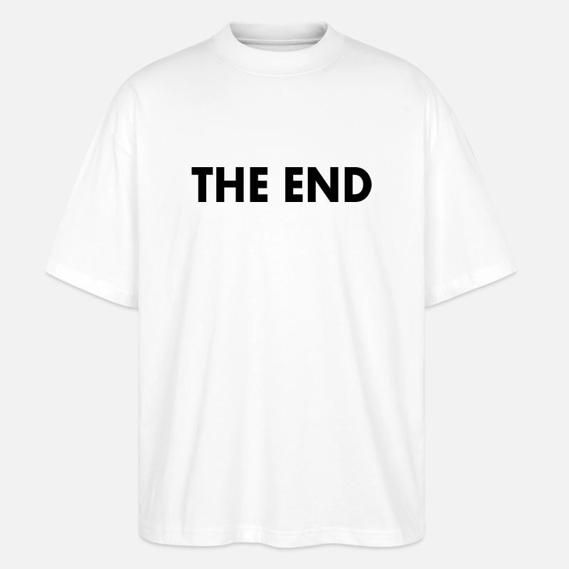 The end - Stanley/Stella Oversized Unisex Bio T-Shirt Blaster 2.0 - Weiß