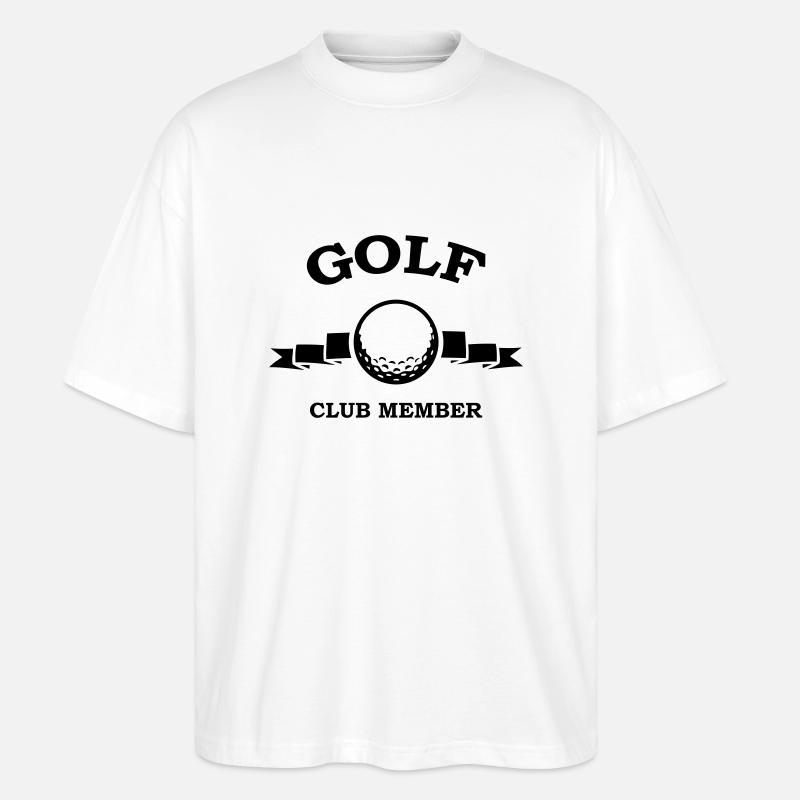 Golf Club Member - Stanley/Stella Oversized Unisex Bio T-Shirt Blaster 2.0 - Weiß