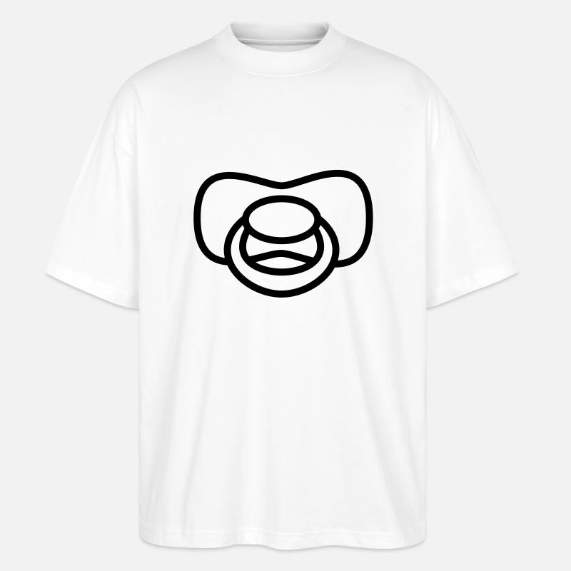 soother - Stanley/Stella Oversized Unisex Bio T-Shirt Blaster 2.0 - Weiß