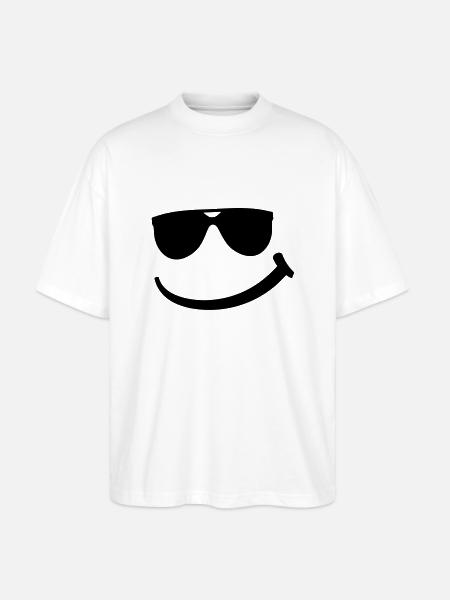cool_smily_f1 - T-shirt bio Blaster 2.0 coupe oversize Stanley/Stella Unisexe - blanc
