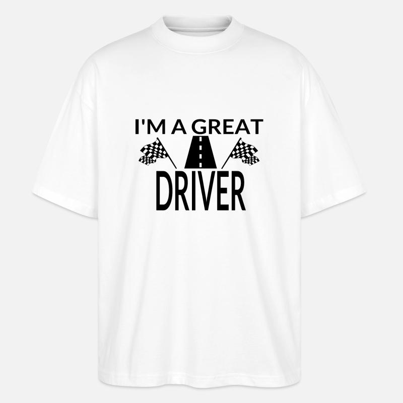 Auto - Stanley/Stella Oversized Unisex Bio T-Shirt Blaster 2.0 - Weiß
